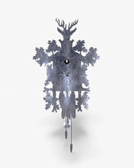 Domeniconi Cucù cuckoo clock leaf effect Silver Leaf - Buy now on ShopDecor - Discover the best products by DOMENICONI design