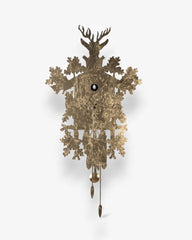 Domeniconi Cucù cuckoo clock leaf effect Gold Leaf - Buy now on ShopDecor - Discover the best products by DOMENICONI design