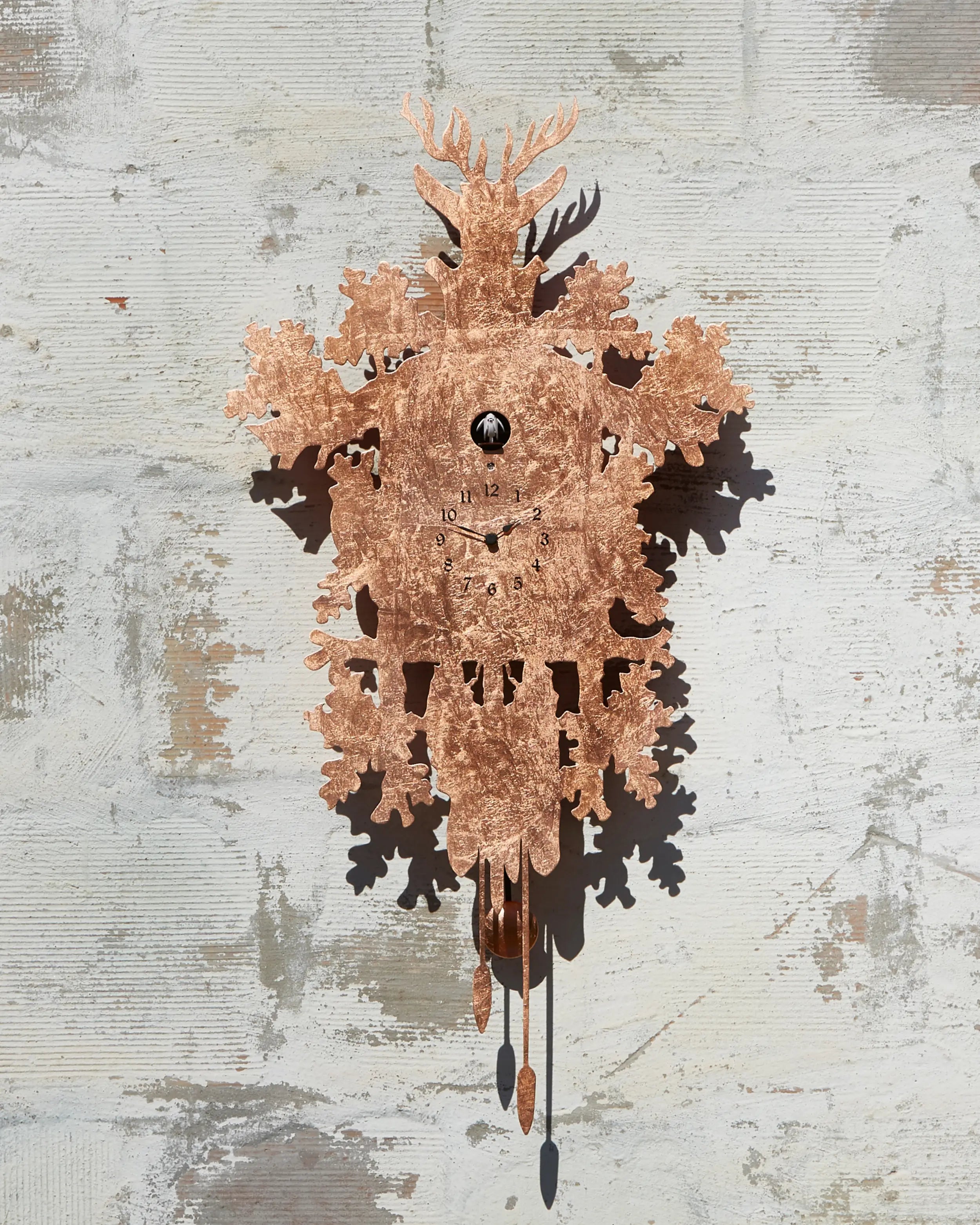 Domeniconi Cucù cuckoo clock leaf effect - Buy now on ShopDecor - Discover the best products by DOMENICONI design