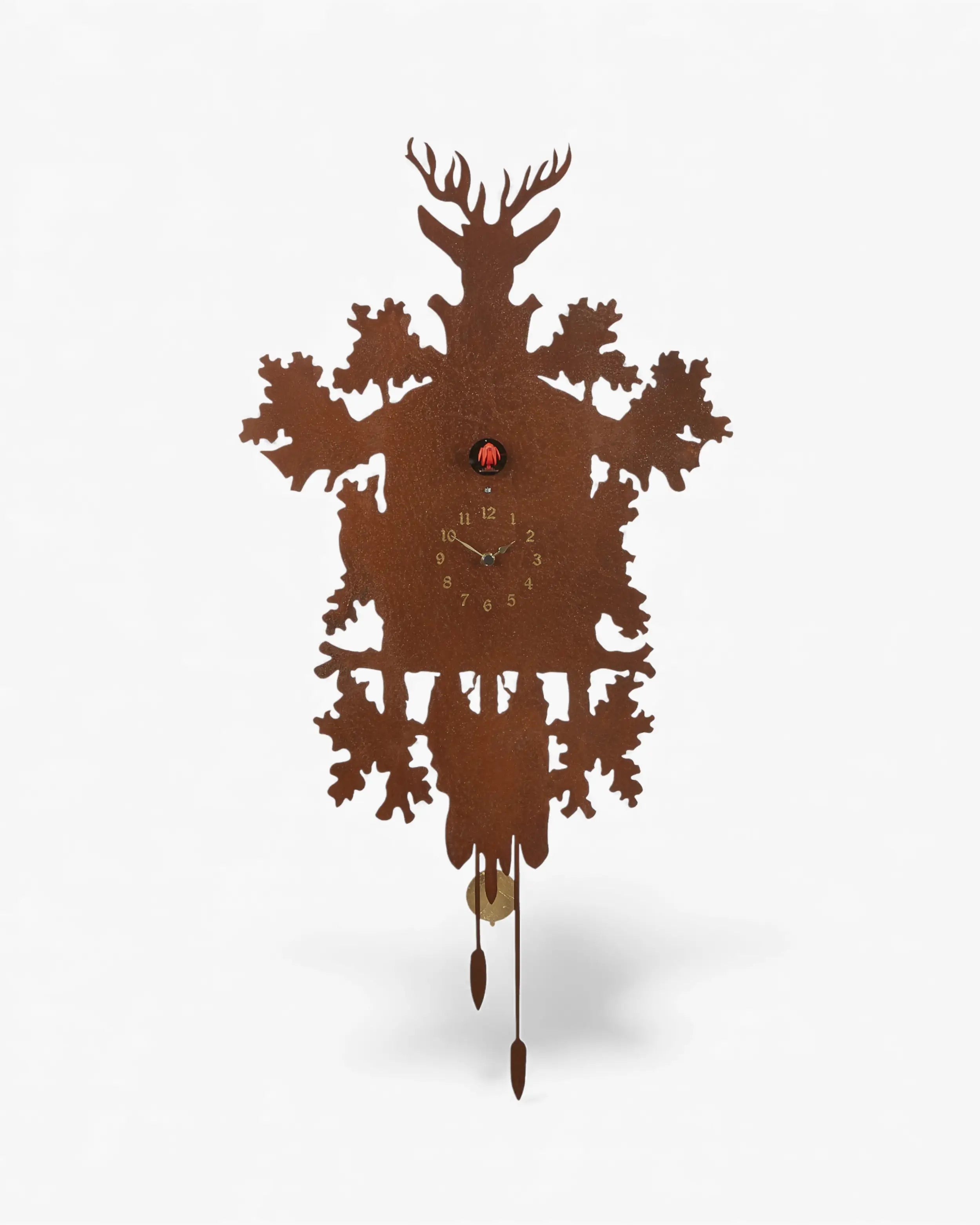 Domeniconi Cucù cuckoo clock corten - Buy now on ShopDecor - Discover the best products by DOMENICONI design
