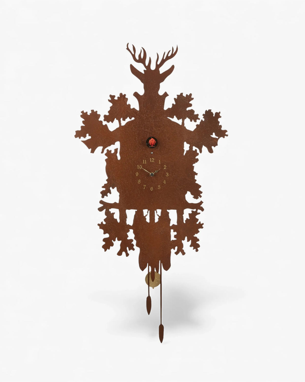 Domeniconi Cucù cuckoo clock corten - Buy now on ShopDecor - Discover the best products by DOMENICONI design