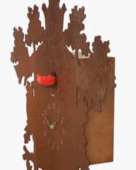 Domeniconi Cucù cuckoo clock corten - Buy now on ShopDecor - Discover the best products by DOMENICONI design