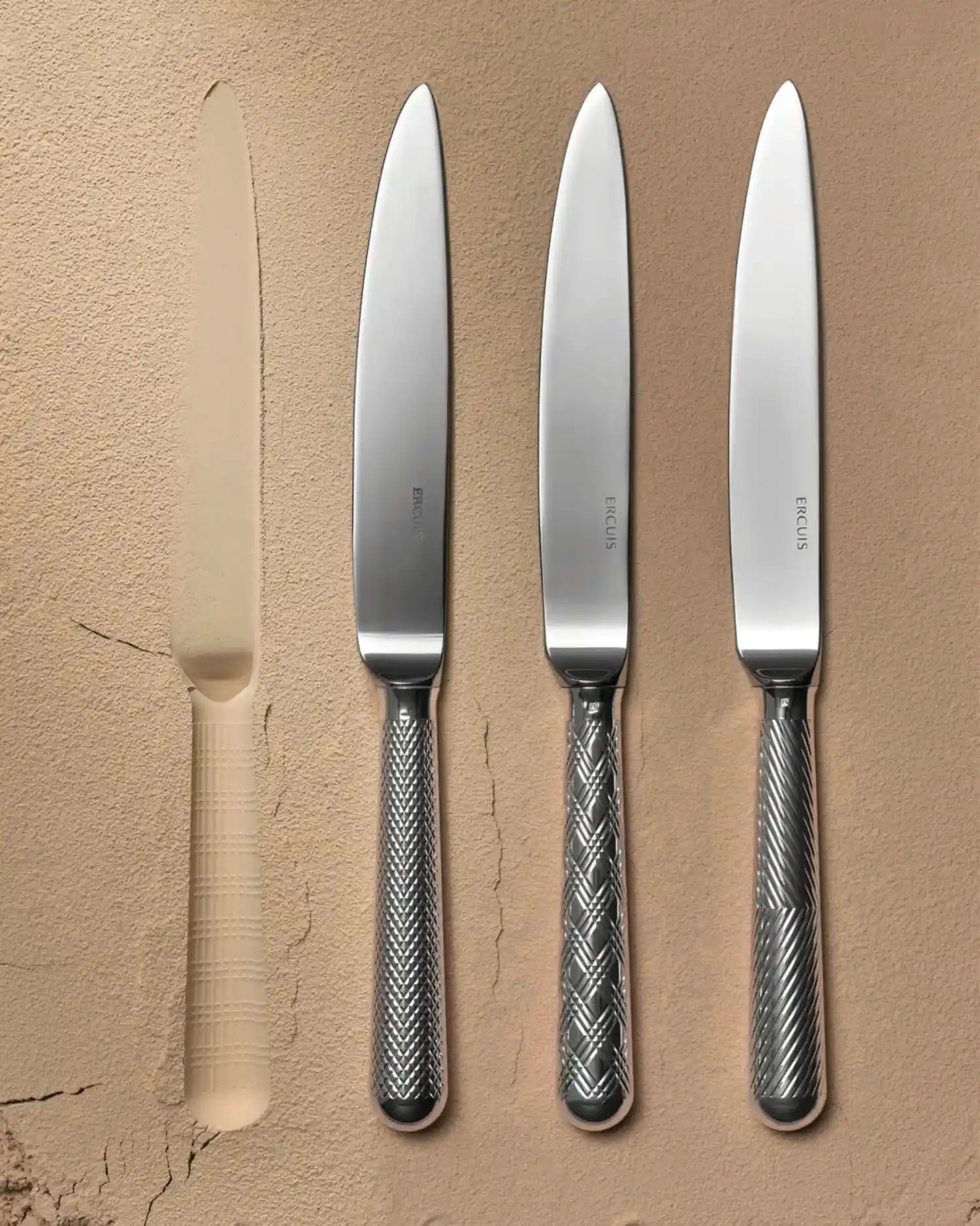 Ercuis Miroir Diamant 24-piece cutlery set silver plated - Buy now on ShopDecor - Discover the best products by ERCUIS design