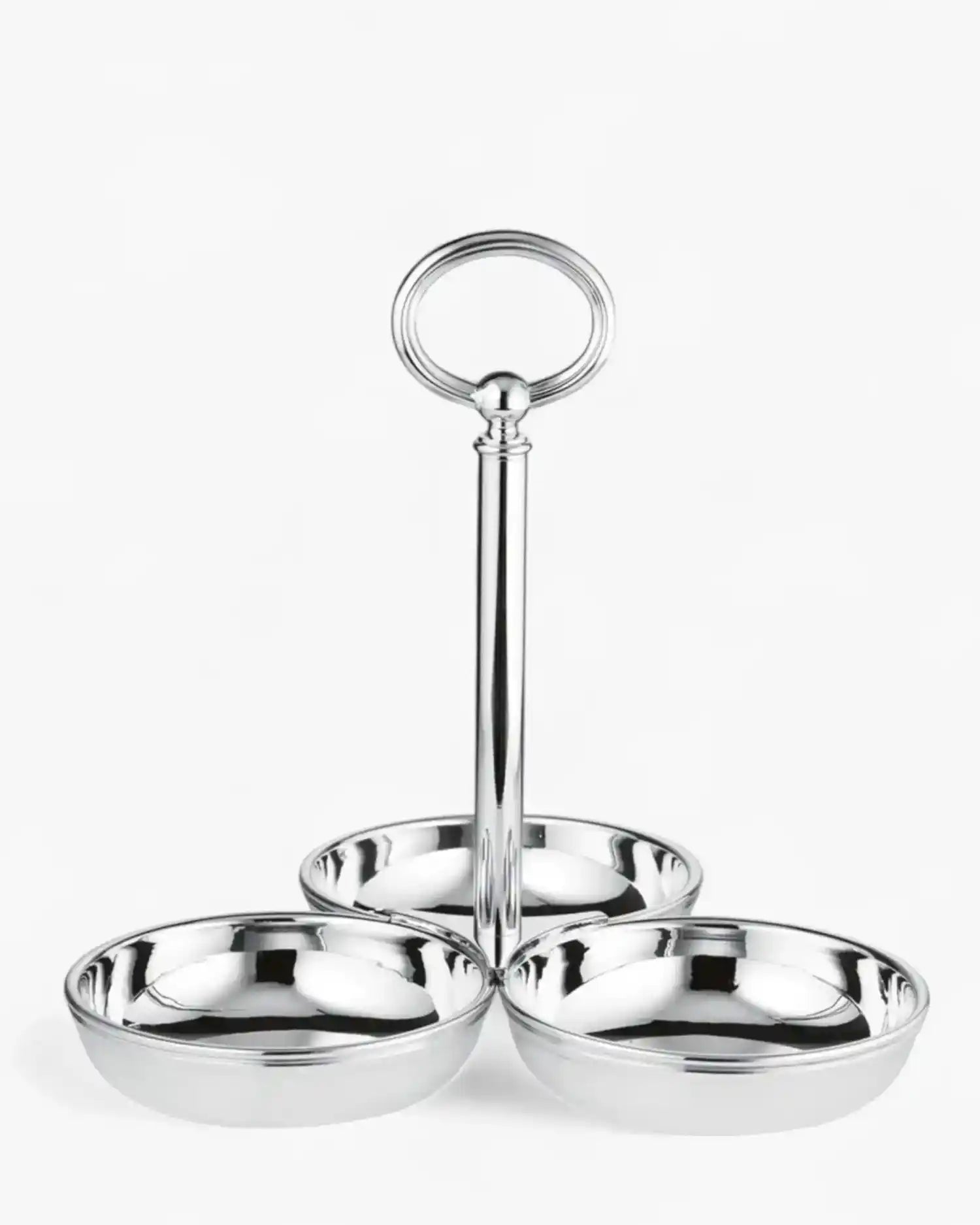 Ercuis Rencontre snack server 3 small cups silver plated - Buy now on ShopDecor - Discover the best products by ERCUIS design