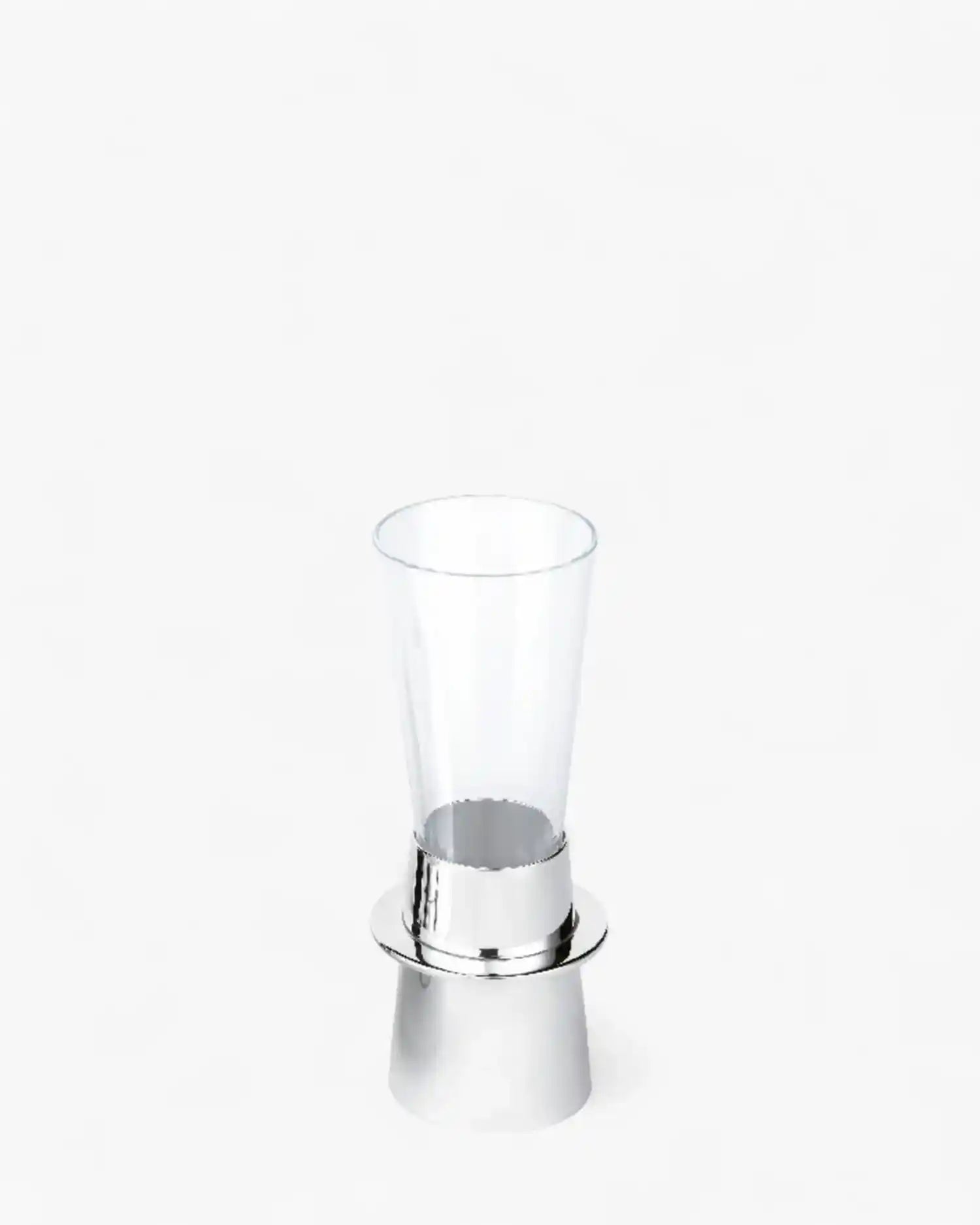 Ercuis Saturne vodka glass with holder Stainless steel - Buy now on ShopDecor - Discover the best products by ERCUIS design