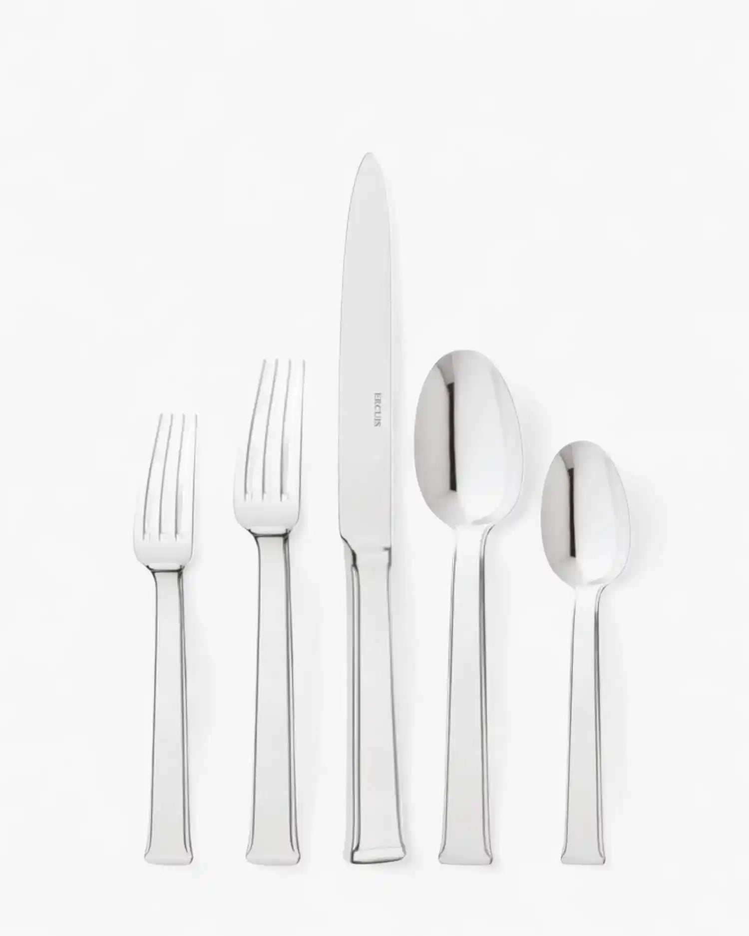 Ercuis Sequoia 5-piece cutlery set stainless steel - Buy now on ShopDecor - Discover the best products by ERCUIS design