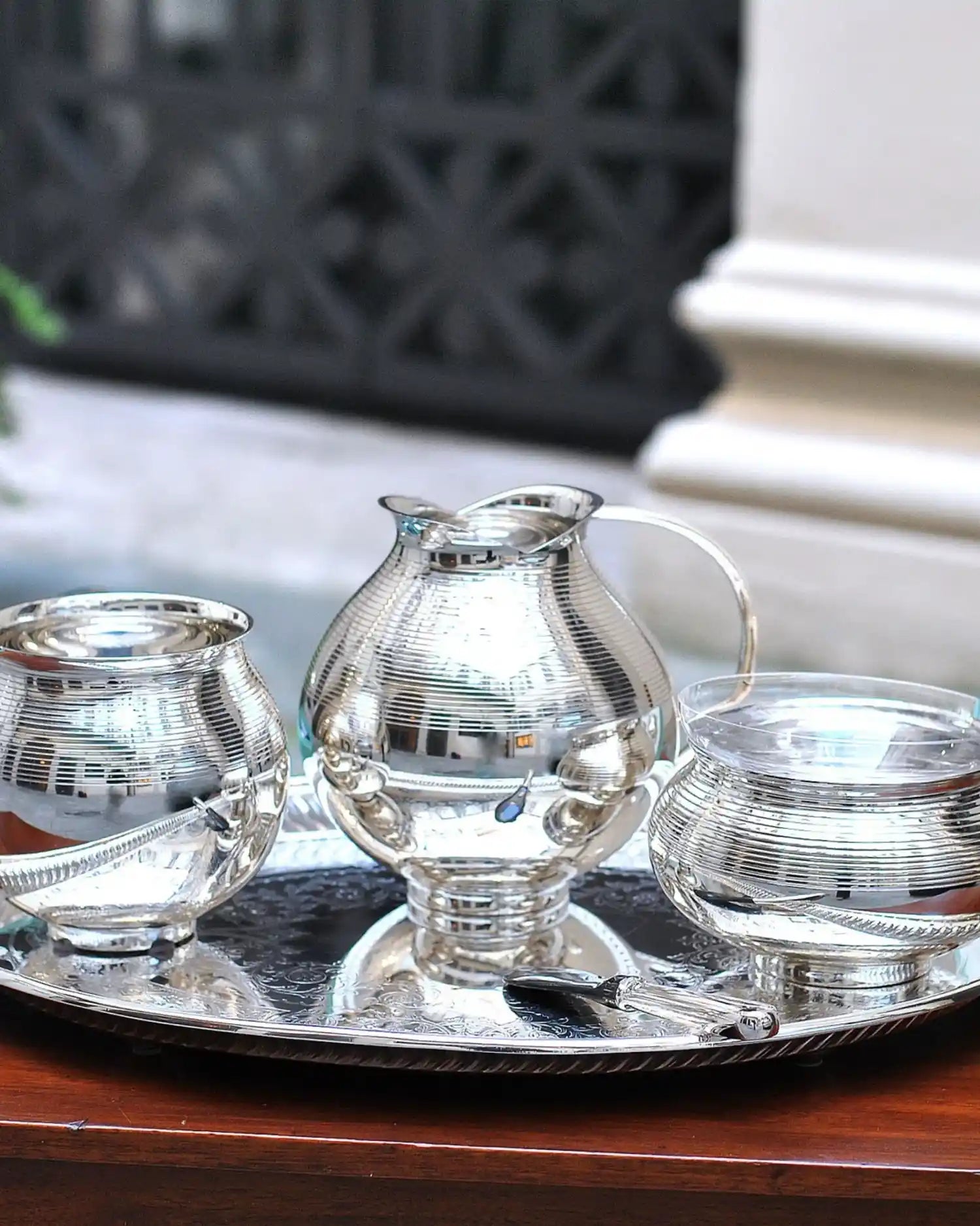Ercuis Transat water jug silver plated - Buy now on ShopDecor - Discover the best products by ERCUIS design
