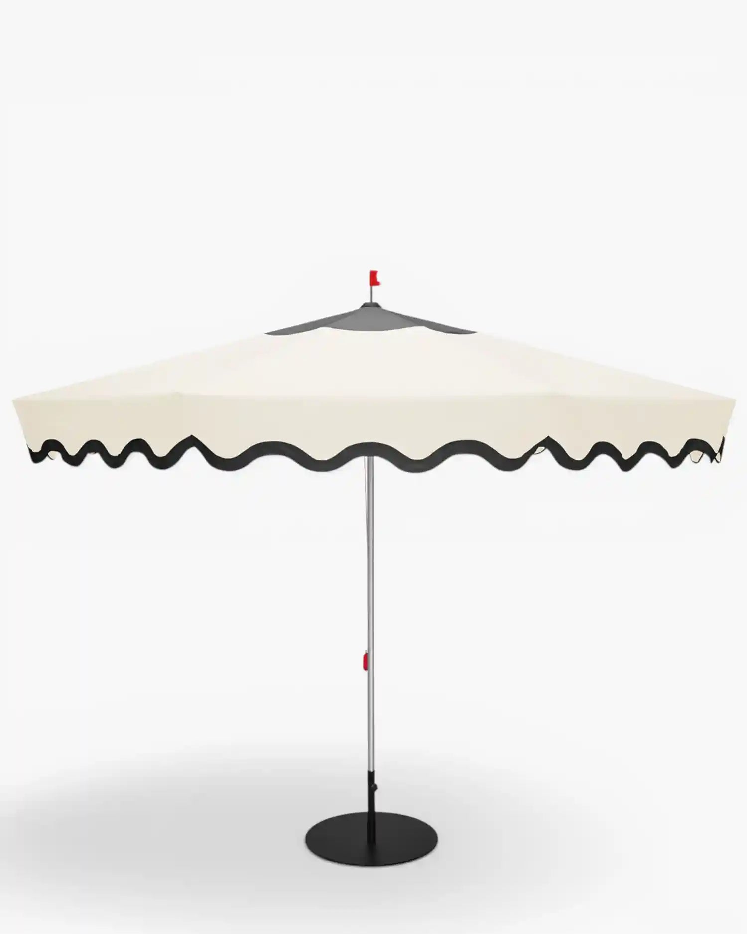 Fatboy Pensol parasol with base Cream Black Base - Buy now on ShopDecor - Discover the best products by FATBOY design