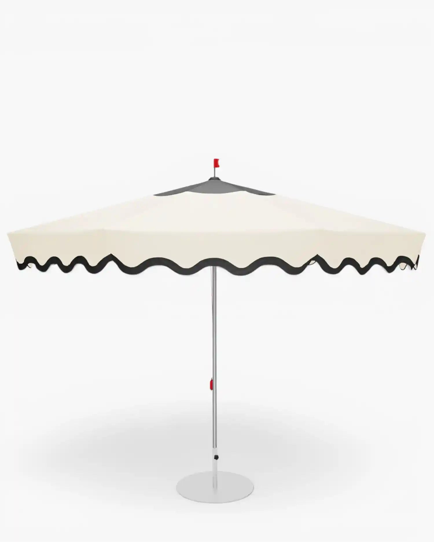 Fatboy Pensol parasol with base Cream Light grey base - Buy now on ShopDecor - Discover the best products by FATBOY design