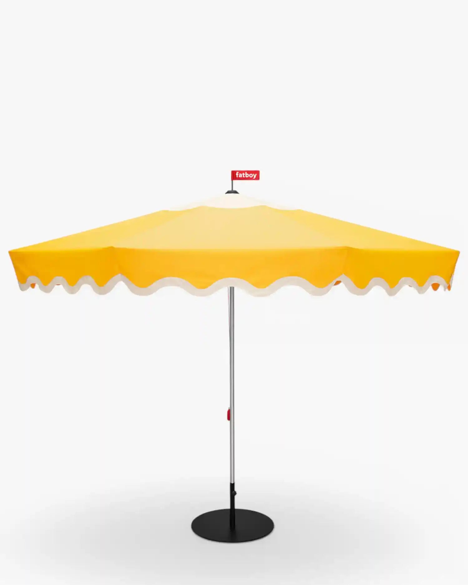 Fatboy Pensol parasol with base Yellow Black Base - Buy now on ShopDecor - Discover the best products by FATBOY design