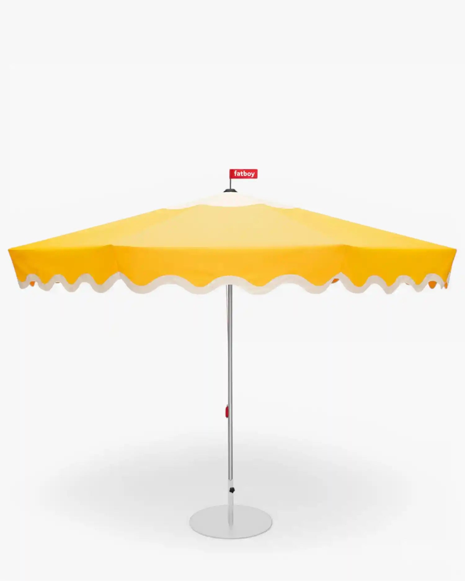 Fatboy Pensol parasol with base Yellow Light grey base - Buy now on ShopDecor - Discover the best products by FATBOY design