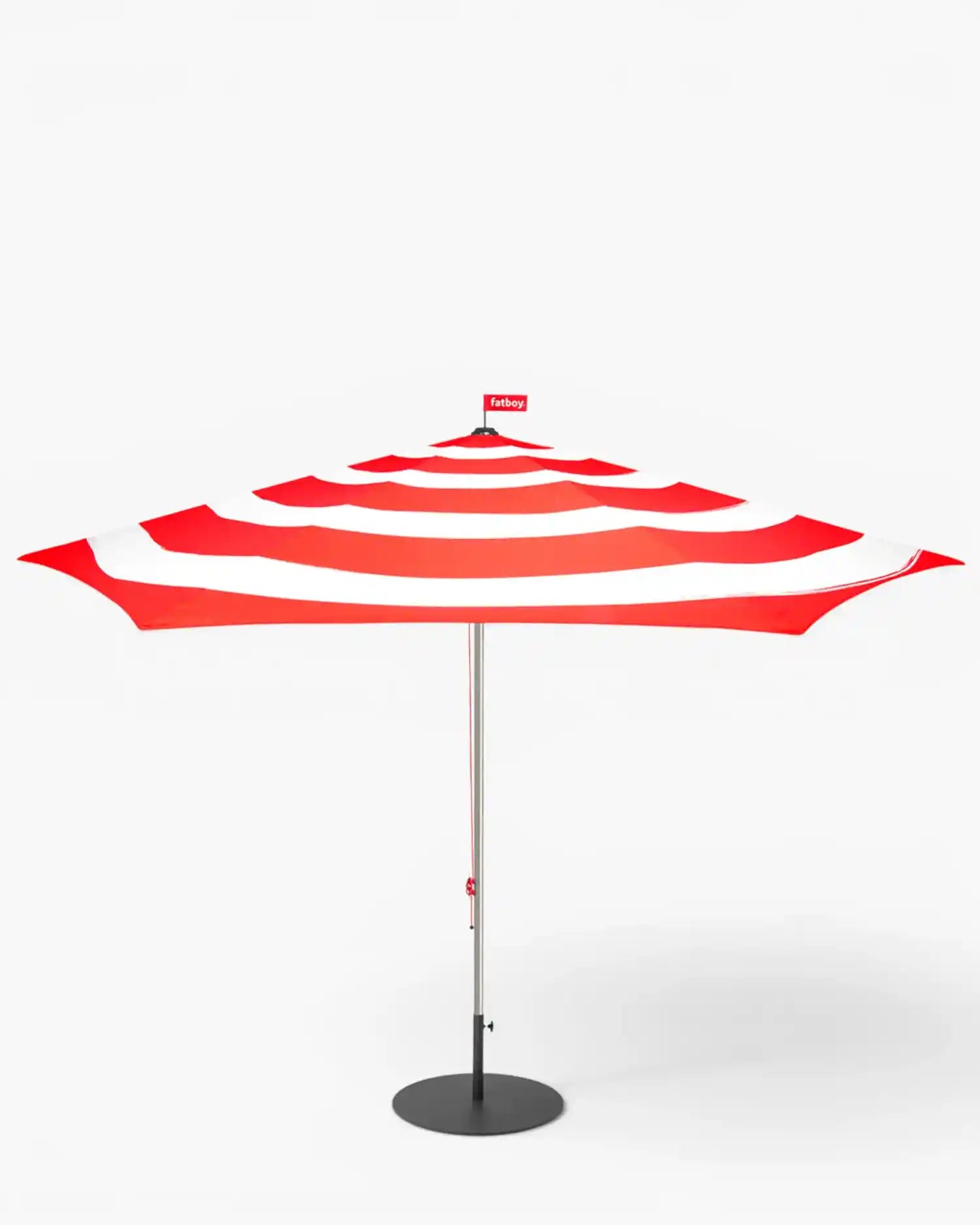 Fatboy Stripesol parasol with base Red Black Base - Buy now on ShopDecor - Discover the best products by FATBOY design