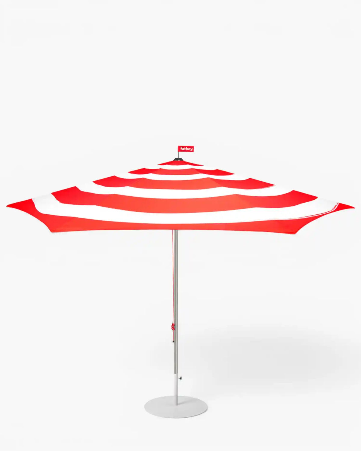 Fatboy Stripesol parasol with base Red Light grey base - Buy now on ShopDecor - Discover the best products by FATBOY design