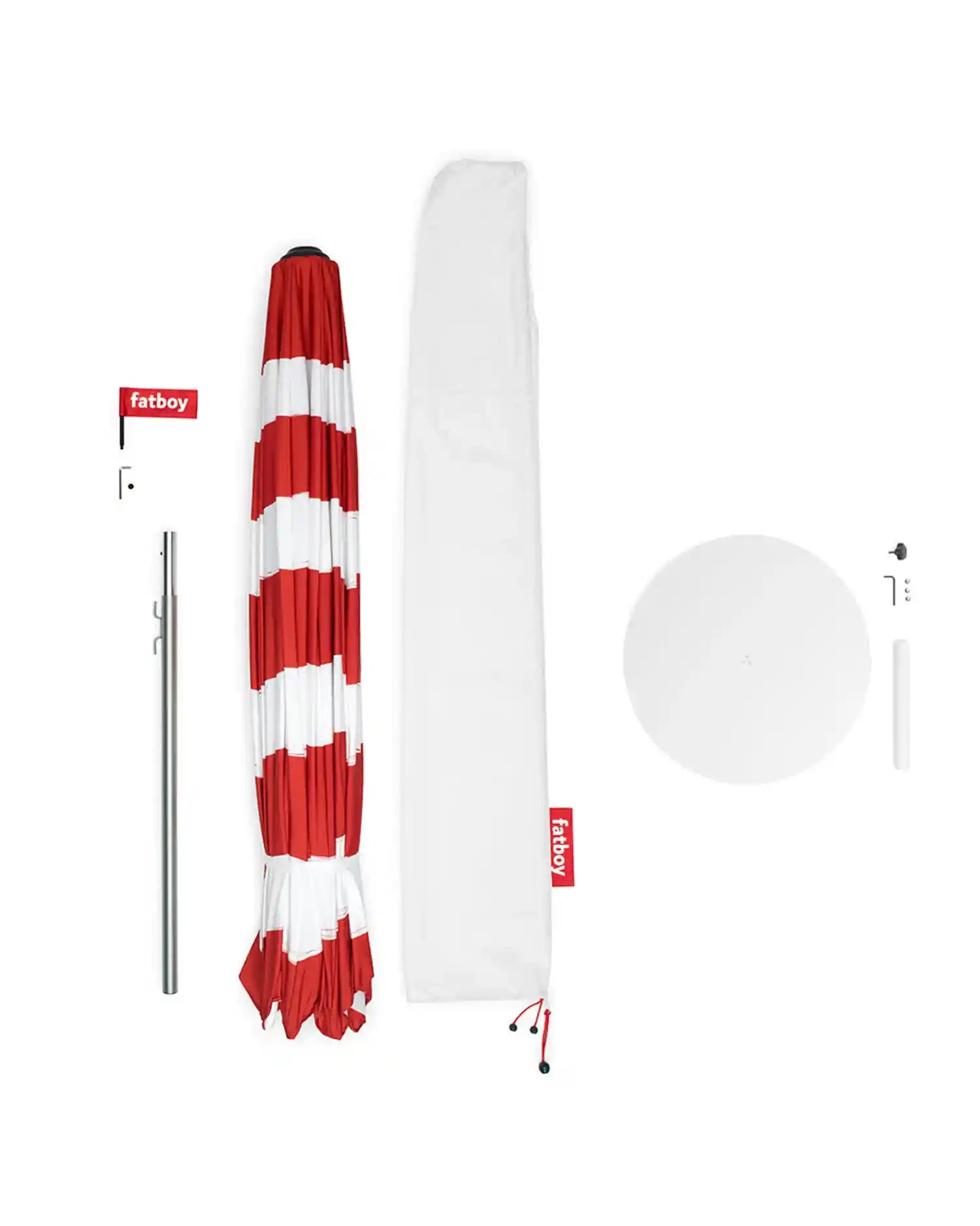 Fatboy Stripesol parasol with base - Buy now on ShopDecor - Discover the best products by FATBOY design