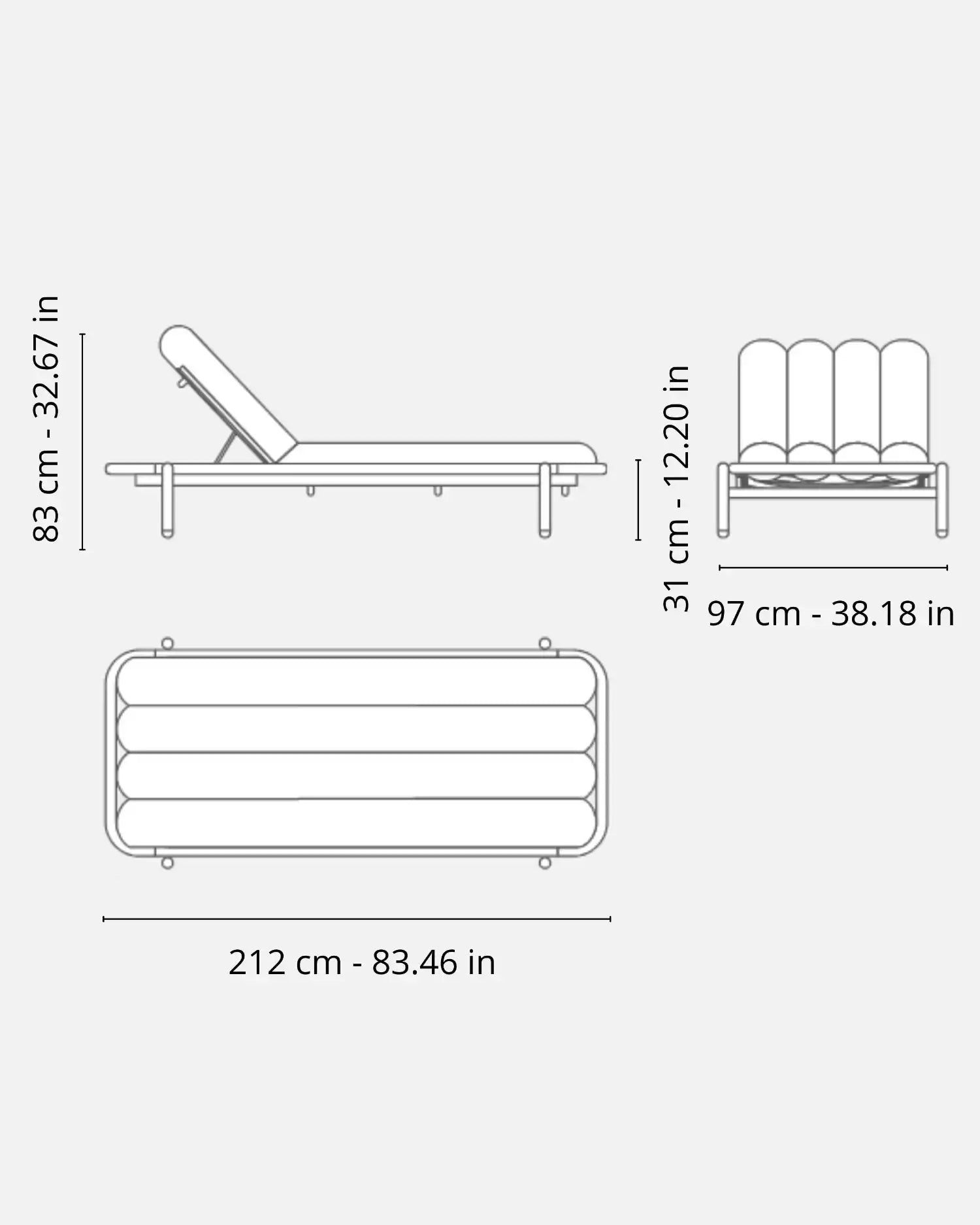 Fatboy Sunbun Daybed - Buy now on ShopDecor - Discover the best products by FATBOY design