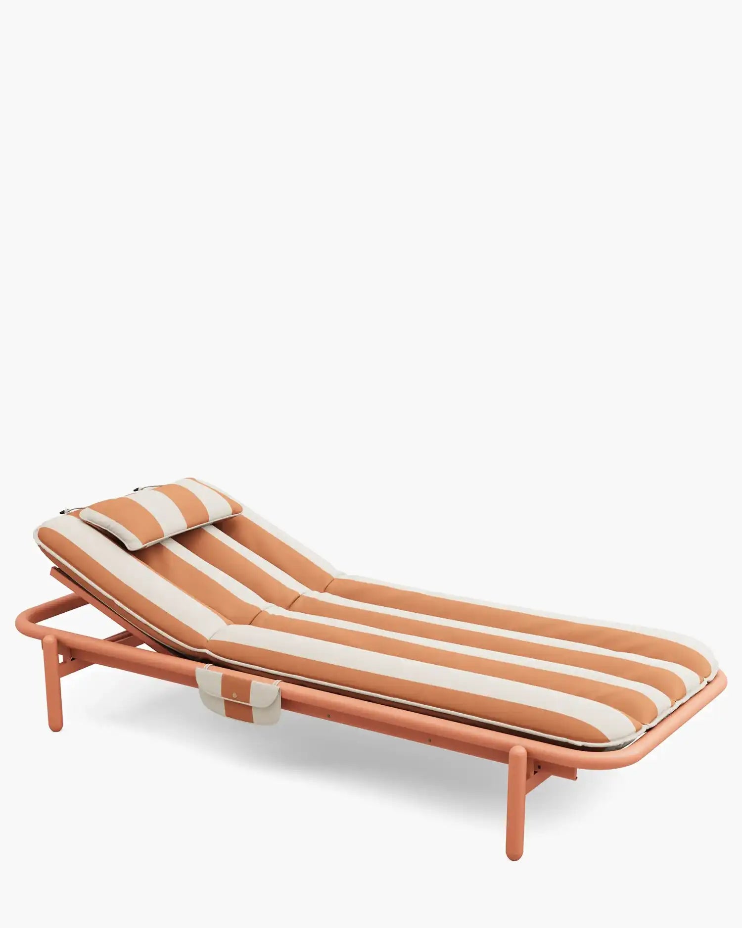 Fatboy Sunbun Daybed Terracotta Stripe Orange Creme - Buy now on ShopDecor - Discover the best products by FATBOY design