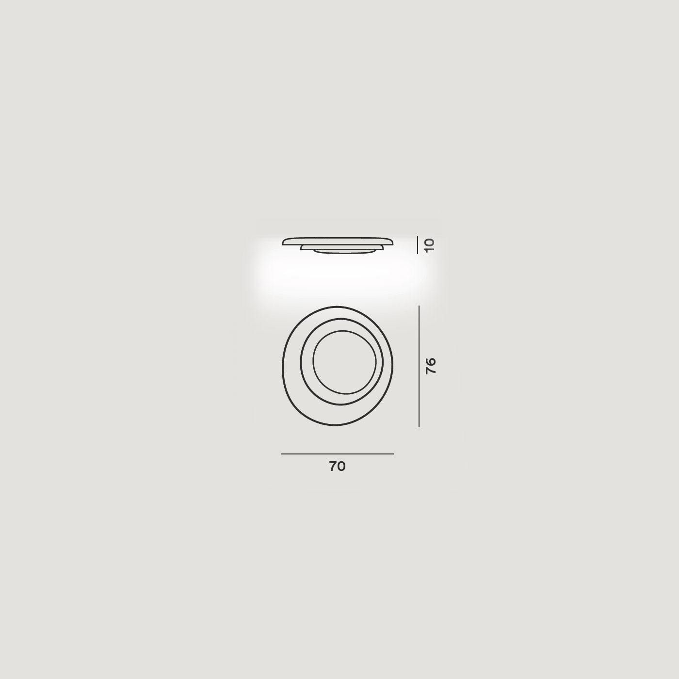 Foscarini Bahia LED dimmable ceiling/wall lamp - Buy now on ShopDecor - Discover the best products by FOSCARINI design