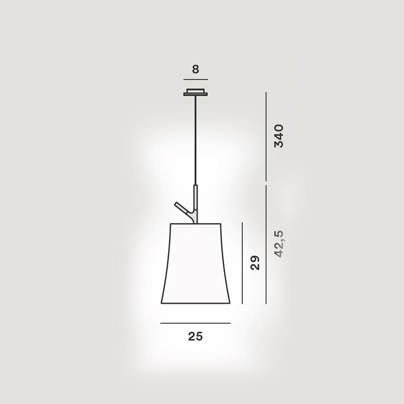 Foscarini Birdie Grande suspension lamp - Buy now on ShopDecor - Discover the best products by FOSCARINI design