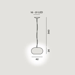 Foscarini Buds 2 dimmable suspension lamp - Buy now on ShopDecor - Discover the best products by FOSCARINI design