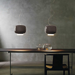 Foscarini Chouchin 3 dimmable suspension lamp grey - Buy now on ShopDecor - Discover the best products by FOSCARINI design