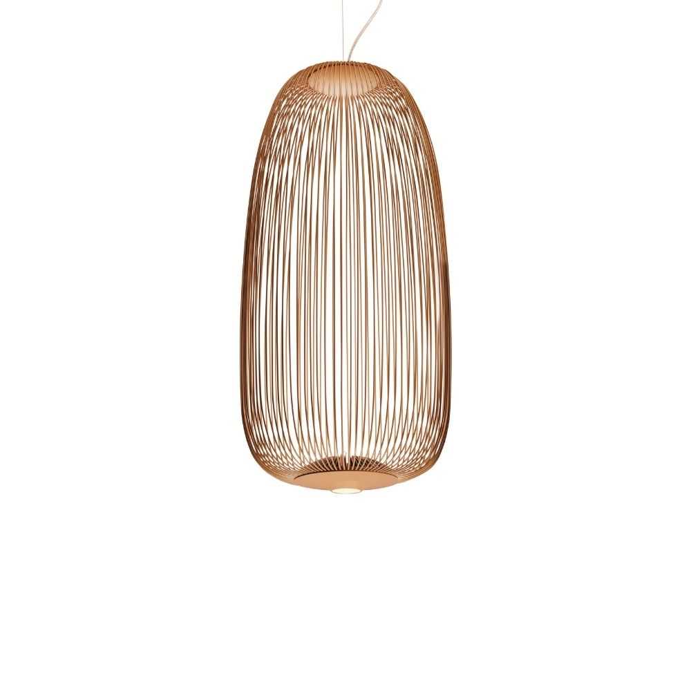 Foscarini Spokes 1 dimmable suspension lamp Foscarini Copper 80 - Buy now on ShopDecor - Discover the best products by FOSCARINI design