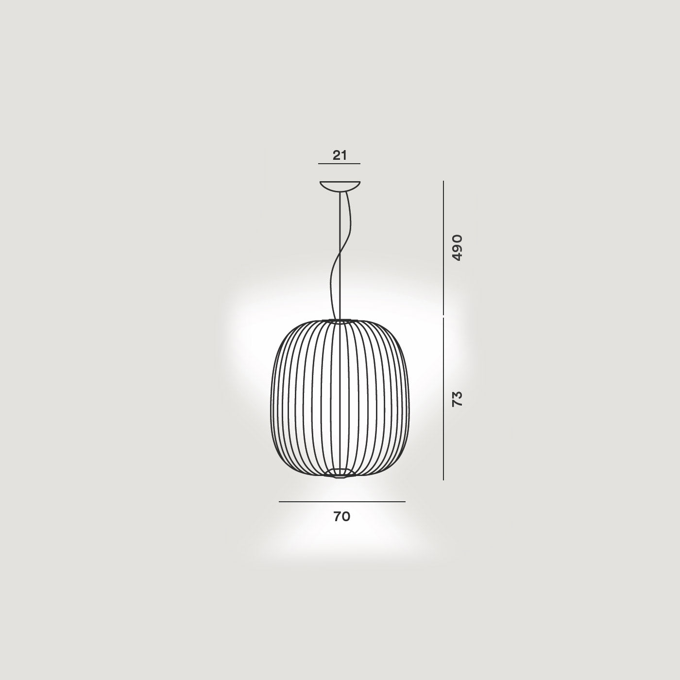 Foscarini Spokes 2 Large dimmable suspension lamp - Buy now on ShopDecor - Discover the best products by FOSCARINI design