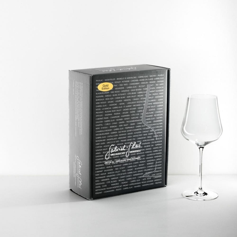 Gabriel-Glas Gold-Edition set 2 transparent glasses - Buy now on ShopDecor - Discover the best products by GABRIEL-GLAS design