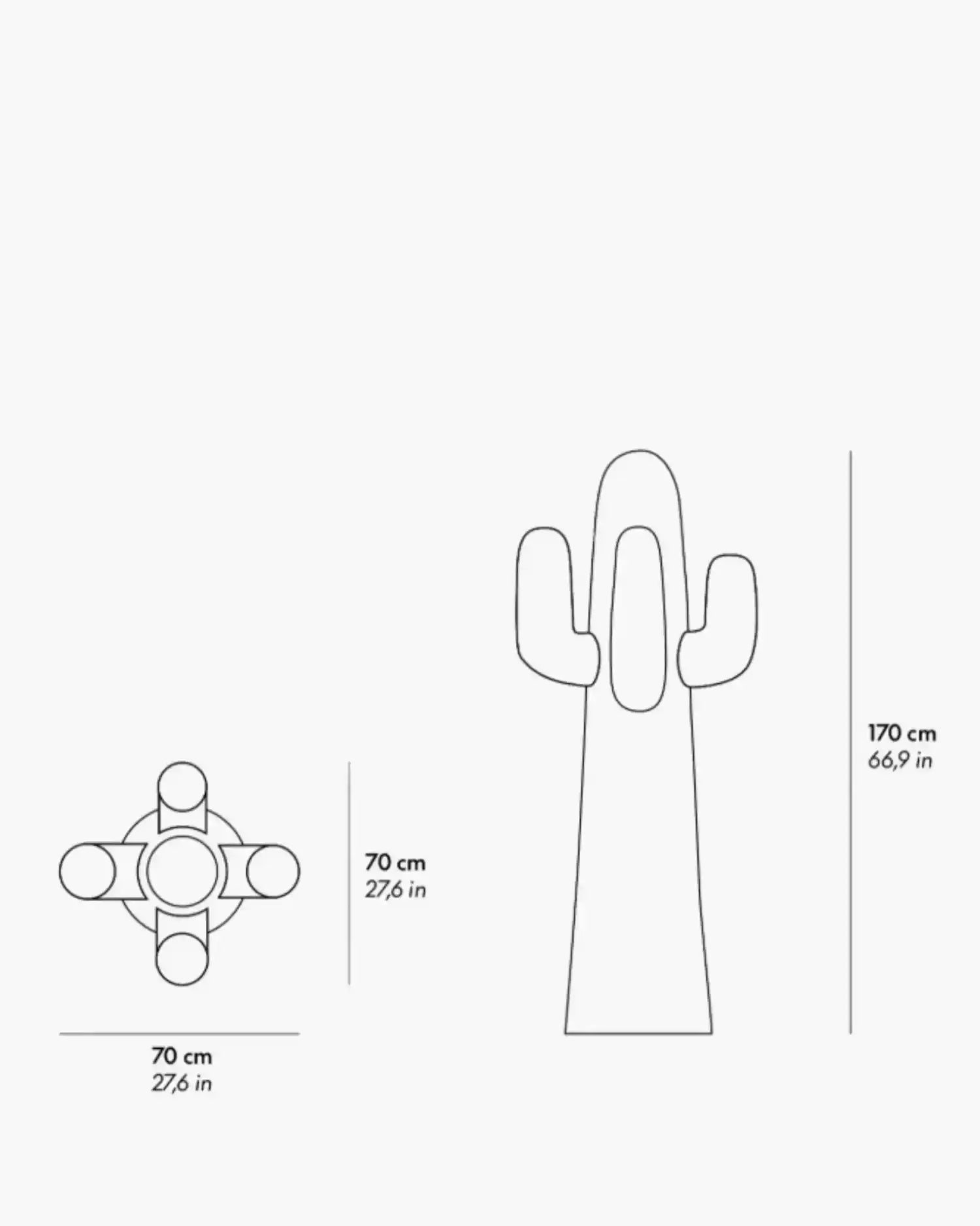 Gufram Andy's Cactus Limited Edition coat rack - Buy now on ShopDecor - Discover the best products by GUFRAM design