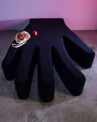 Gufram Mano domestic sculpture and seat upholstered with velvet - Buy now on ShopDecor - Discover the best products by GUFRAM design