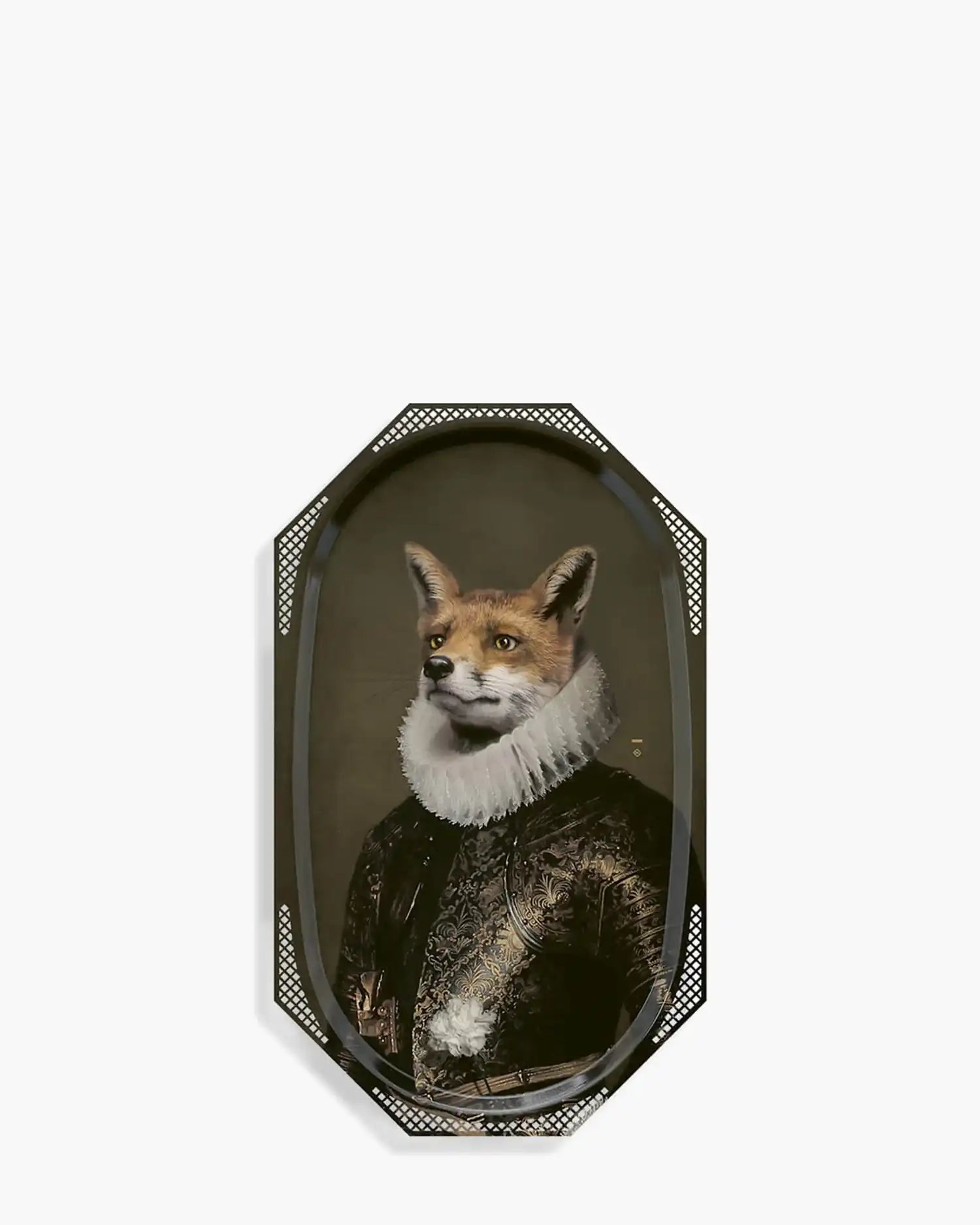Ibride Galerie de Portraits L'agneau/Le Renard/Agathe tray/picture 34x57 cm - 13x22 in Le Renard - Buy now on ShopDecor - Discover the best products by IBRIDE design