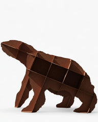 Ibride Joe bear bookcase corten steel - Buy now on ShopDecor - Discover the best products by IBRIDE design