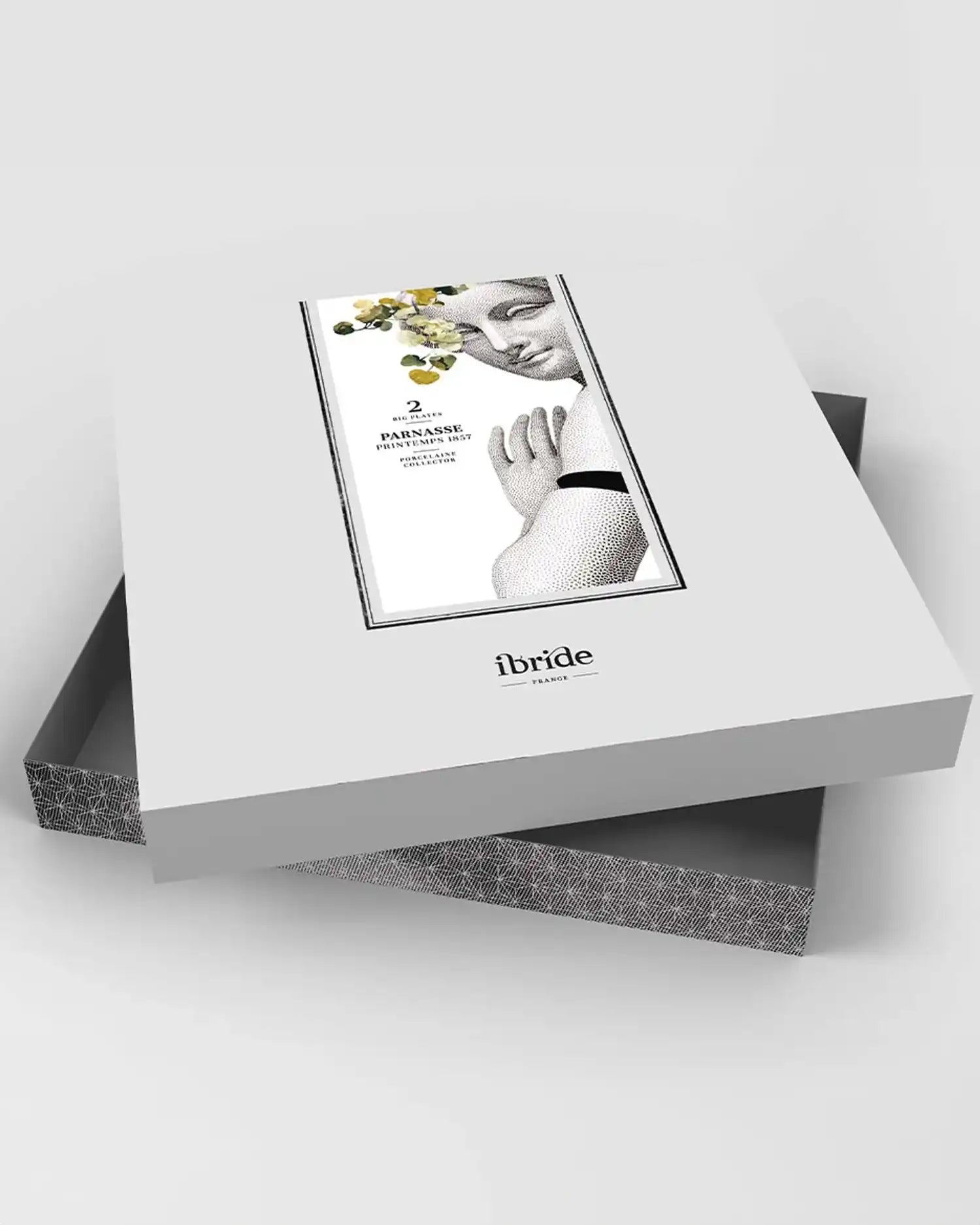 Ibride Porcelaine set 2 dinner plates diam. 27 cm - 10.6 in - Buy now on ShopDecor - Discover the best products by IBRIDE design