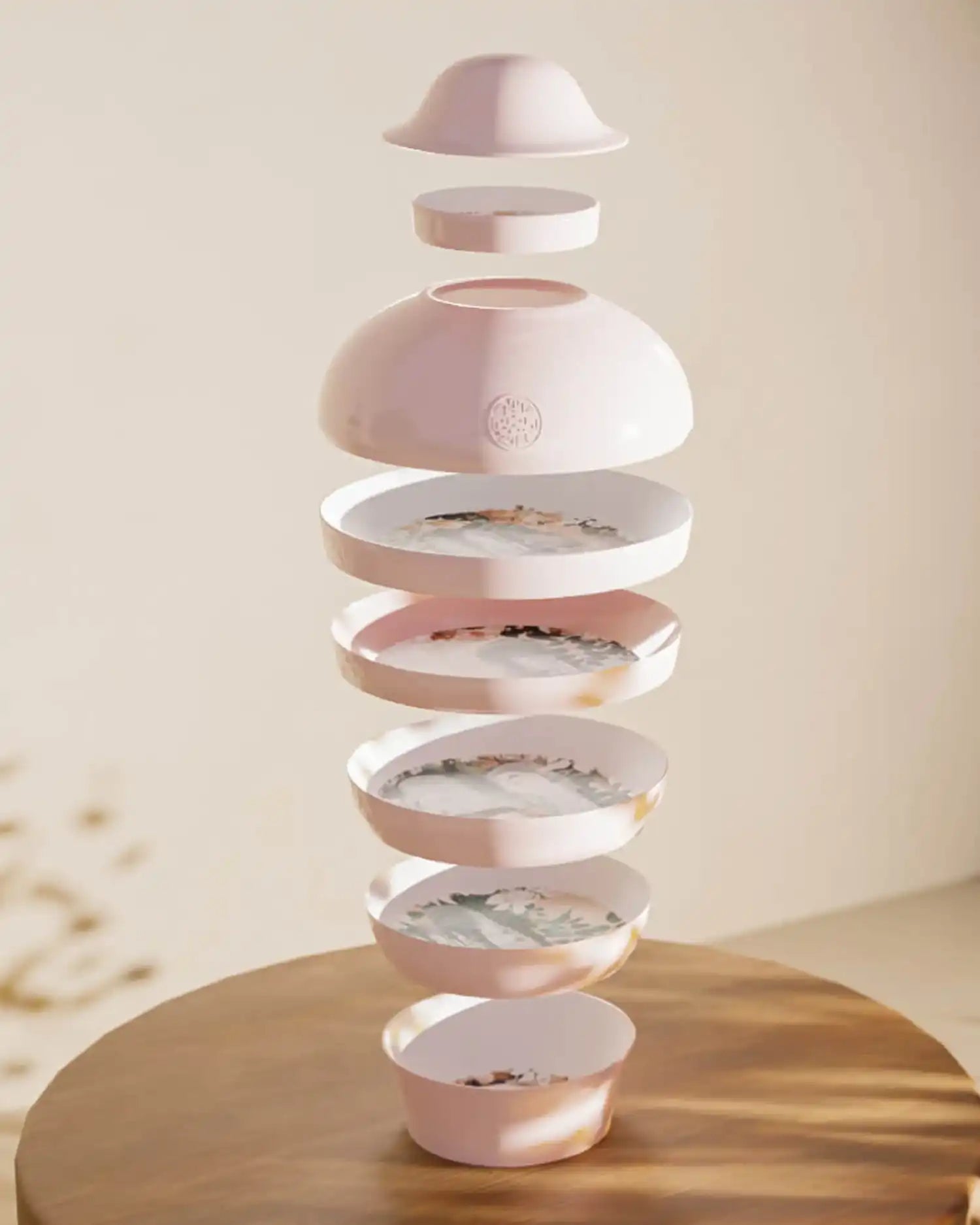 Ibride Faux-Semblants Qing stackable table set 8 pieces - Buy now on ShopDecor - Discover the best products by IBRIDE design
