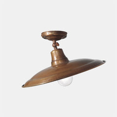 Il Fanale Barchessa Plafoniera Grande Con Snodo ceiling lamp brass - Buy now on ShopDecor - Discover the best products by IL FANALE design