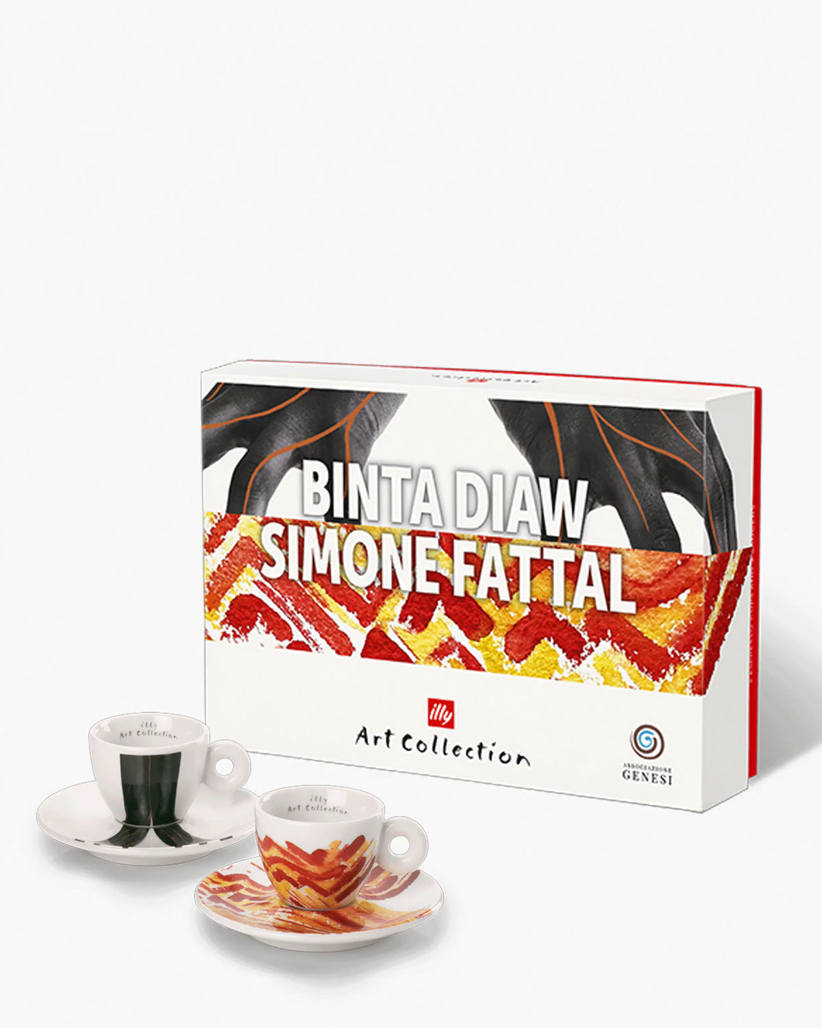 Illy Art Collection Genesi set 2 espresso coffee cups designed by Binta Diaw & Simone Fattal - Buy now on ShopDecor - Discover the best products by ILLY design