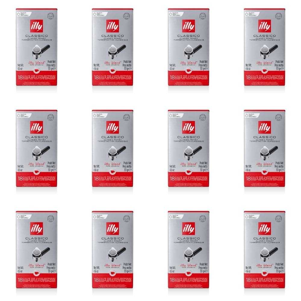 Illy set 12 packs E.S.E. pods coffee classic roast 18 pz. - Buy now on ShopDecor - Discover the best products by ILLY design