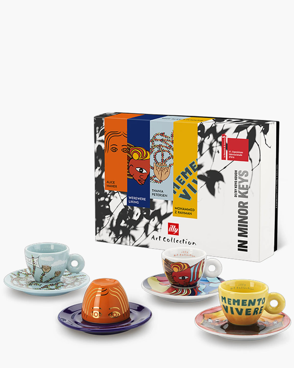 Illy Art Collection Biennale 2026 set 4 cappuccino cups - Buy now on ShopDecor - Discover the best products by ILLY design