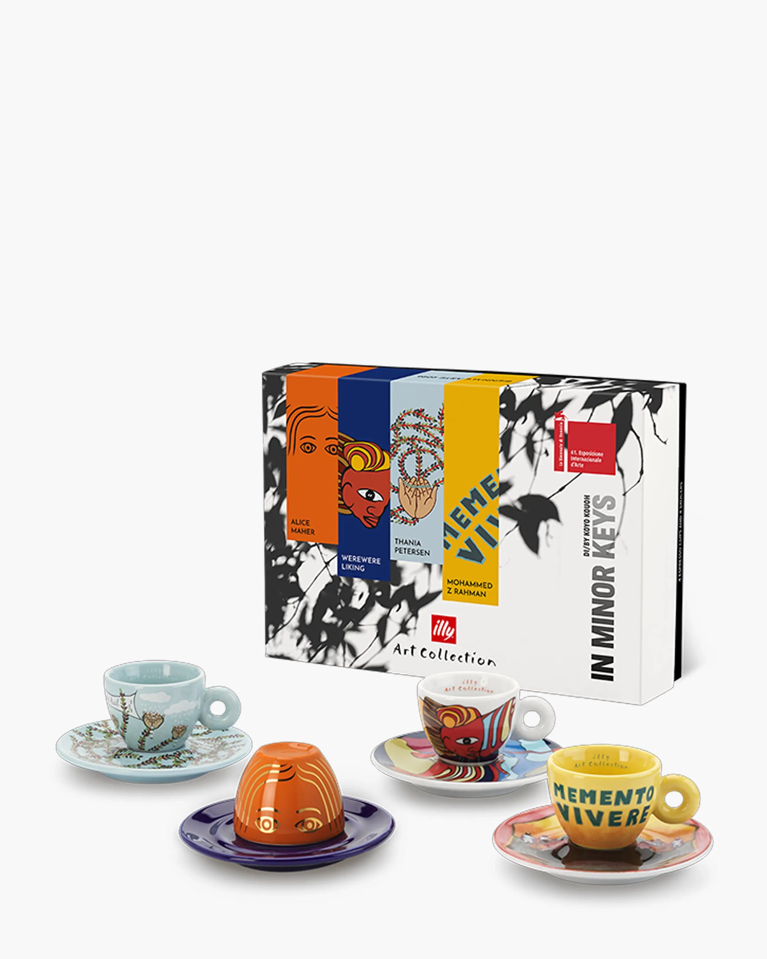 Illy Art Collection Biennale 2026 set 4 espresso coffee cups - Buy now on ShopDecor - Discover the best products by ILLY design