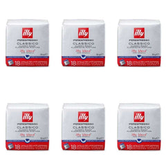 Illy set 6 packs iperespresso capsules coffee long classic roast 18 pz. - Buy now on ShopDecor - Discover the best products by ILLY design