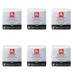 Illy set 6 packs iperespresso capsules coffee extra bold roast 18 pz. - Buy now on ShopDecor - Discover the best products by ILLY design