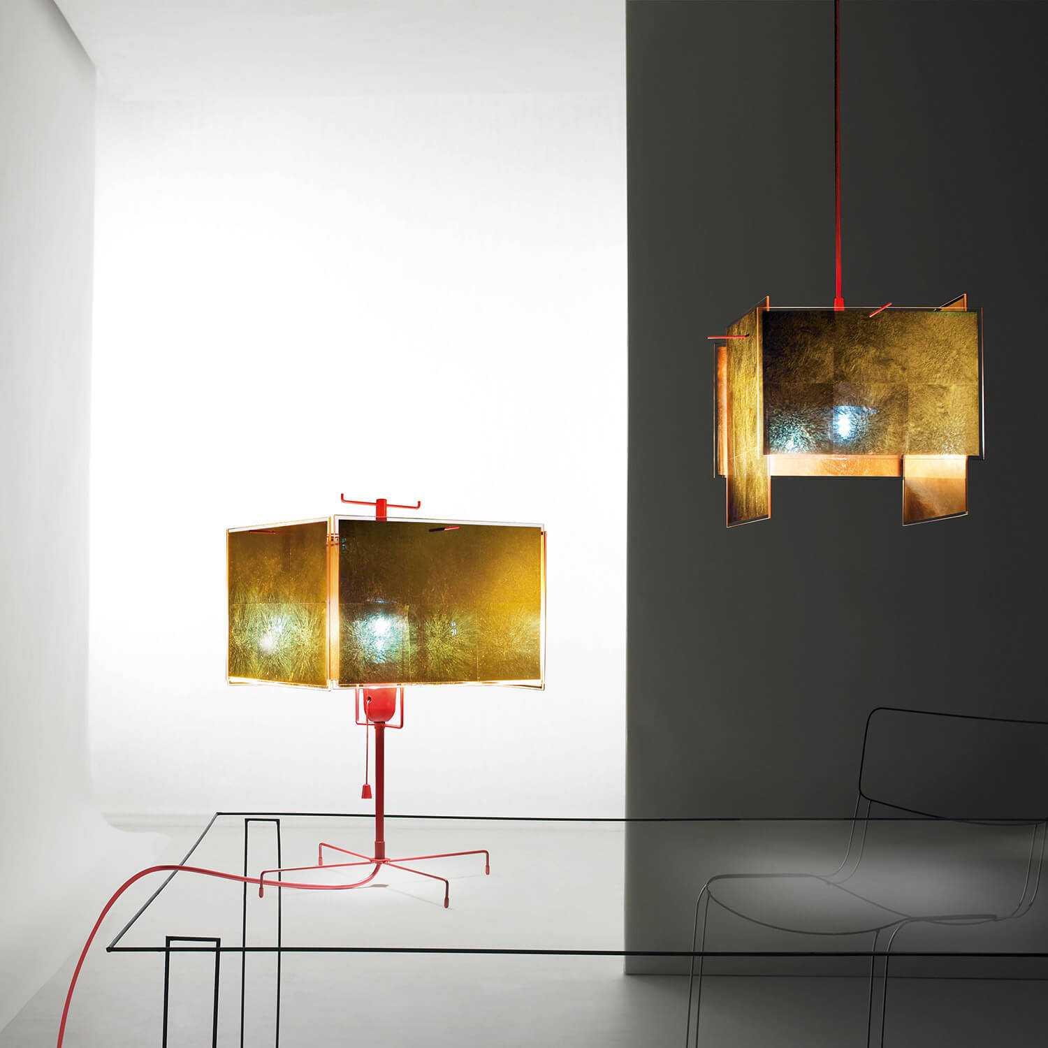 Ingo Maurer 24 Karat Blau suspension lamp - Buy now on ShopDecor - Discover the best products by INGO MAURER design
