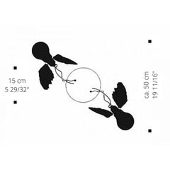 Ingo Maurer Lucellino Doppio wall lamp - Buy now on ShopDecor - Discover the best products by INGO MAURER design