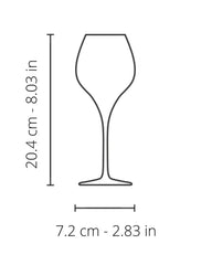 Italesse Masterclass 22S set 6 stemmed glasses cc. 230