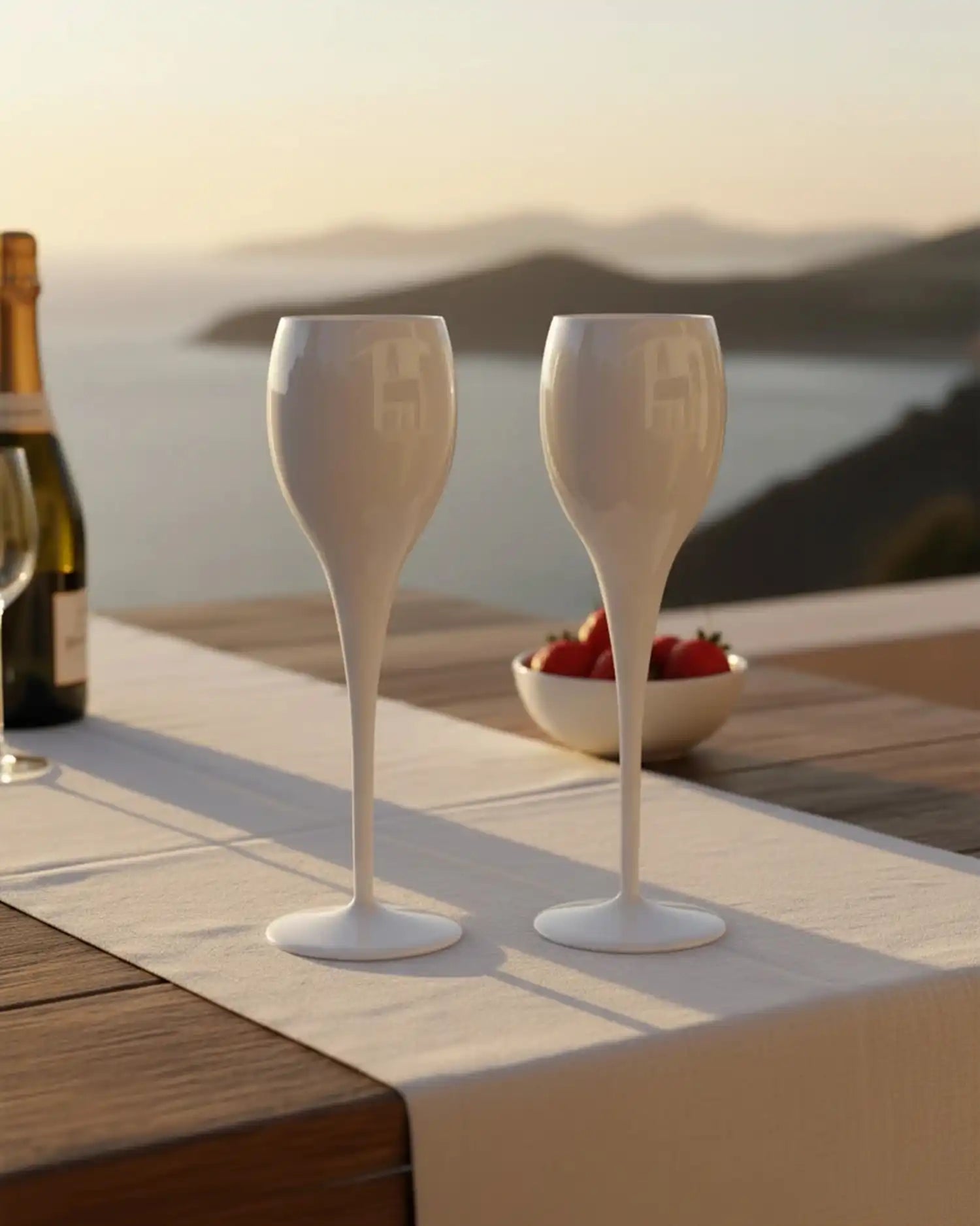 Italesse Privé Beach Flûte set 6 champagne flûtes cc. 130 polycarbonate