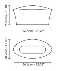 Italesse Set Vela Bowl champagne bucket with LED lighting