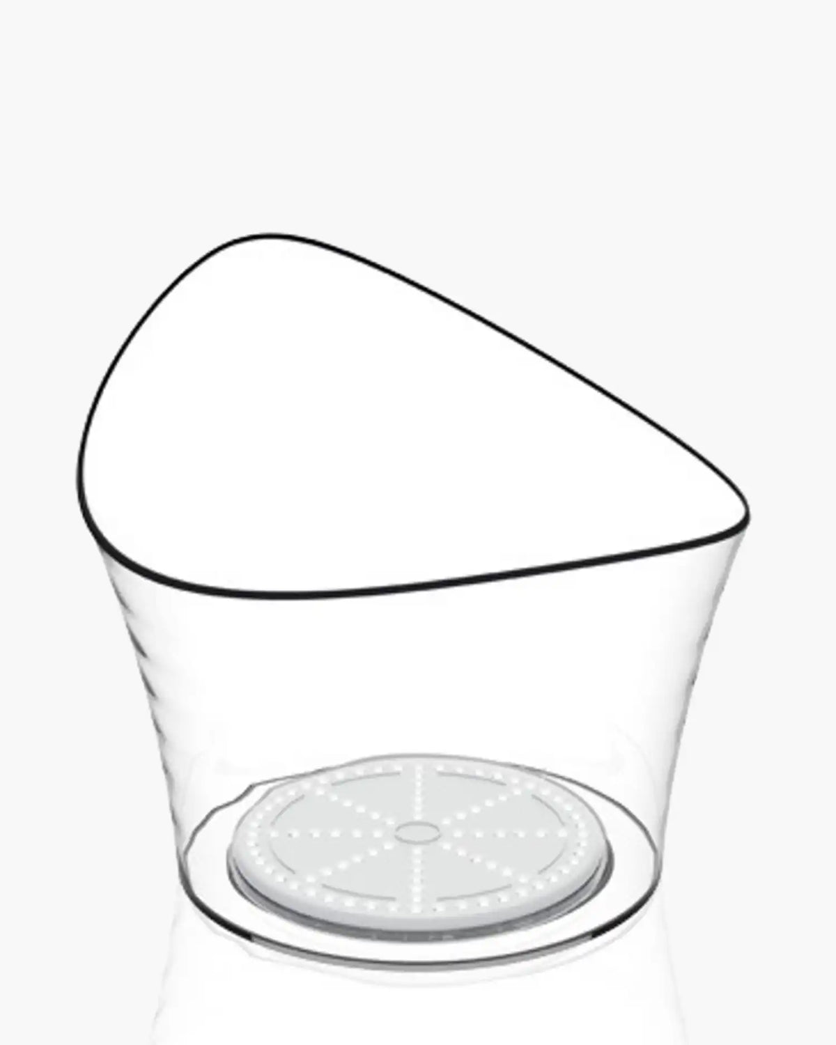 Italesse Set Vela Bowl Round champagne bucket with LED lighting