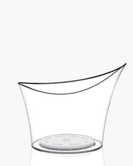 Italesse Set Vela Bowl Round champagne bucket with LED lighting
