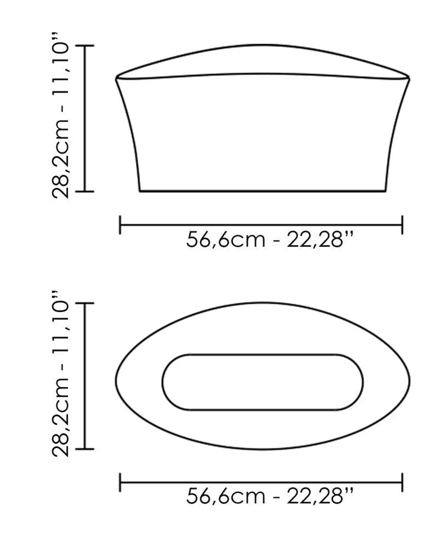 Italesse Vela Bowl champagne bucket