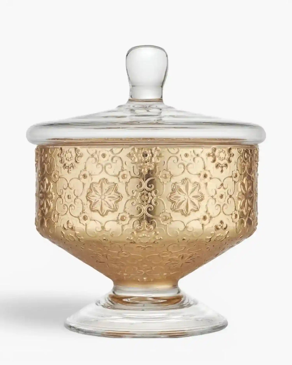 Ivv Arabesque glass chocolates holder with gold leaf decoration Gold h 20 cm - Buy now on ShopDecor - Discover the best products by IVV design