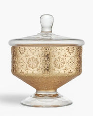 Ivv Arabesque glass chocolates holder with gold leaf decoration Gold h 20 cm - Buy now on ShopDecor - Discover the best products by IVV design